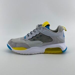 Jordan Air Max 200 Mens Sneakers Grey Blue Yellow CD6105-004 Size 11.5